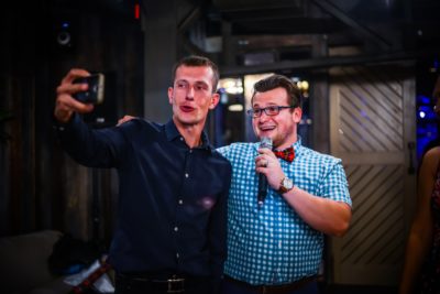 Евгений Синьков ведущий на мероприятие в Москве 76